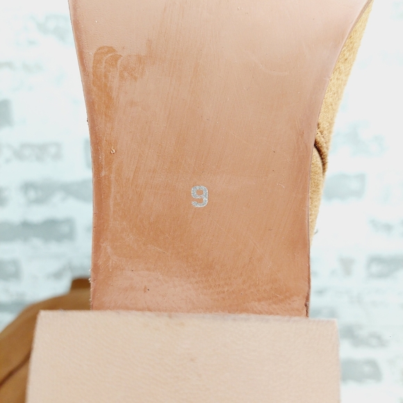 New Seychelles Tan Leather Over the Knee Boots M568 - Picture 9 of 12